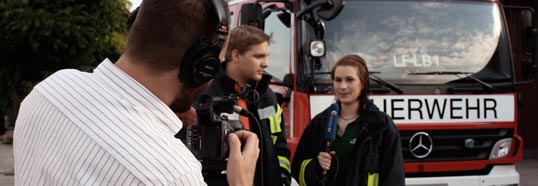 Kamera läuft! Christian Steinert im Interview mit Sarah Gerhold von centerTV.